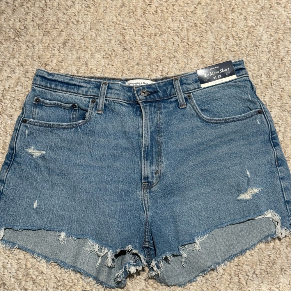 NWT Abercrombie & Fitch “The Mom Short” - Curve Love - Size 12 / 31